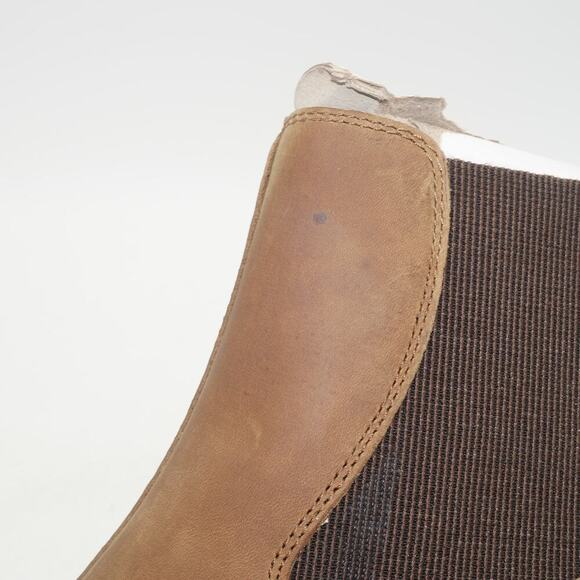 NEW Sorel women's 11 Hi-Line Heel Chelsea Waterproof Boot Umber Brown READ - Picture 2 of 13